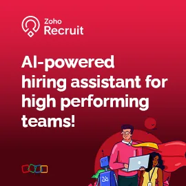 Zoho Corporation ChatGPT ad — Software for Staffing Agencies in SaaS & Productivity