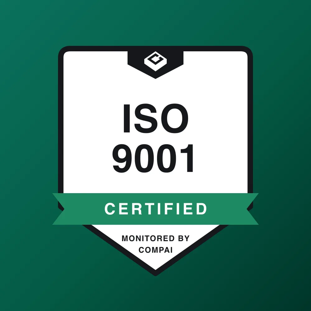 Comp AI ChatGPT ad — ISO 9001 in Days in Healthcare & HealthTech