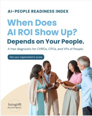Living HR Inc ChatGPT ad — Your Workforce Strategy Needs More Than AI Tools in E-commerce & Retail