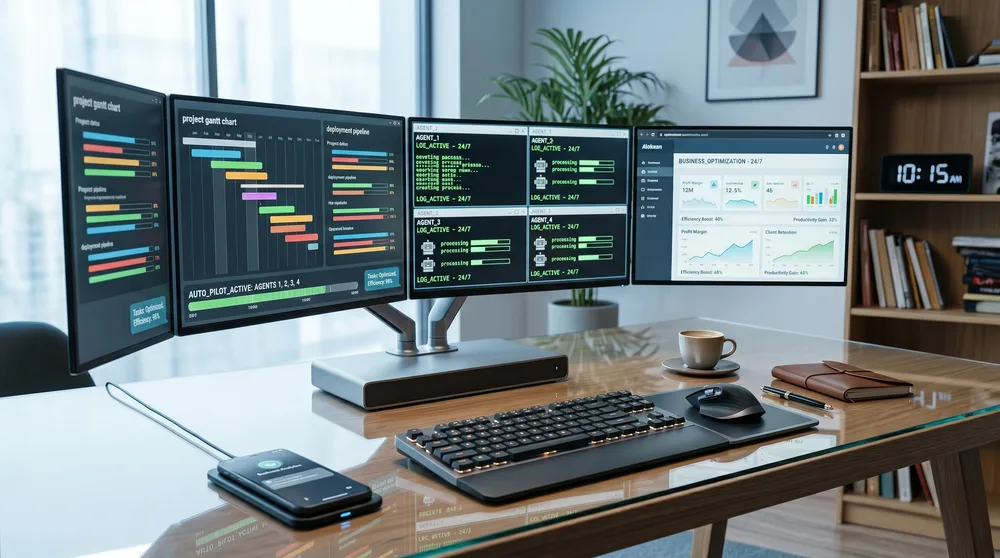Nova Buzz Inc. ChatGPT ad — AI Employee Working 24/7 in SaaS & Productivity