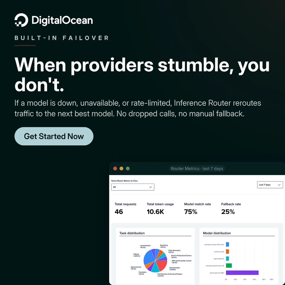 Digital Ocean ChatGPT ad — Reduce Routing Overhead in Email Marketing & CRM