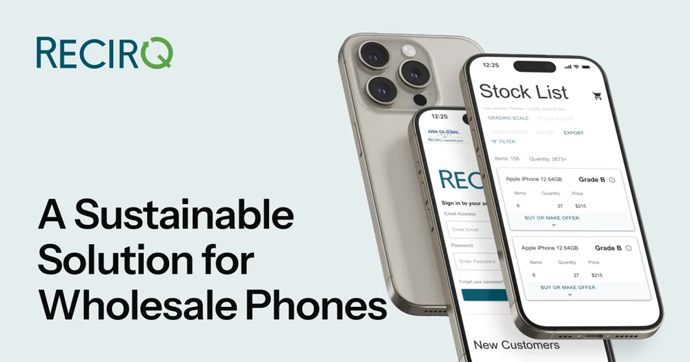 RecirQ ChatGPT ad — Wholesale Used Phones — Direct From US Carriers