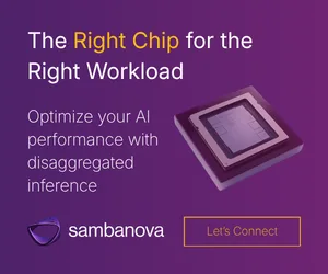 SambaNova ChatGPT ad — Reduce Enterprise AI Inference Costs at Scale in Enterprise & Fintech
