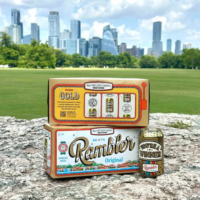 Rambler Sparkling Water ChatGPT ad — Find Rambler Gold