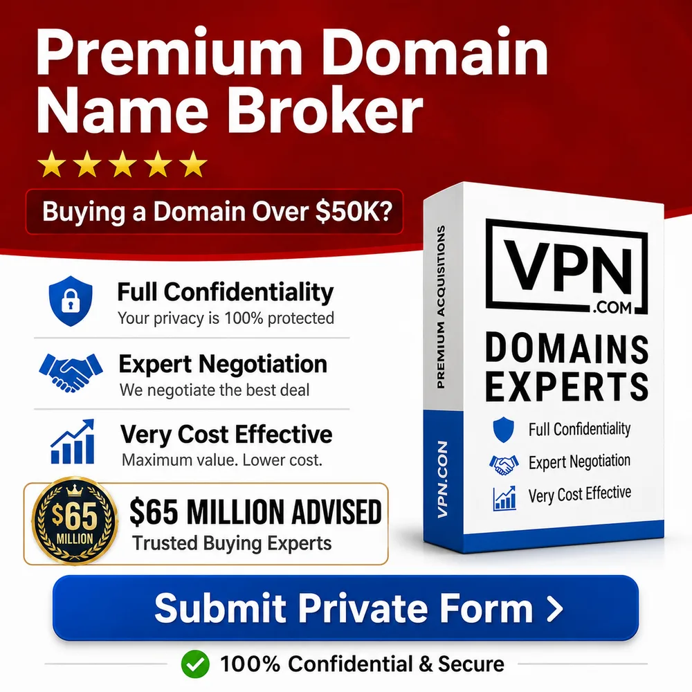 VPN.com ChatGPT ad — Exclusive Domain Buyer Broker Domain Acquisitions in Email Marketing & CRM