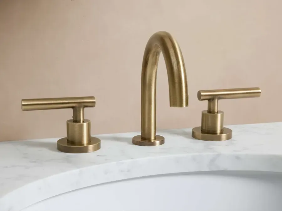 Arhaus ChatGPT ad — Crewe Smooth Faucet in Antique Brass