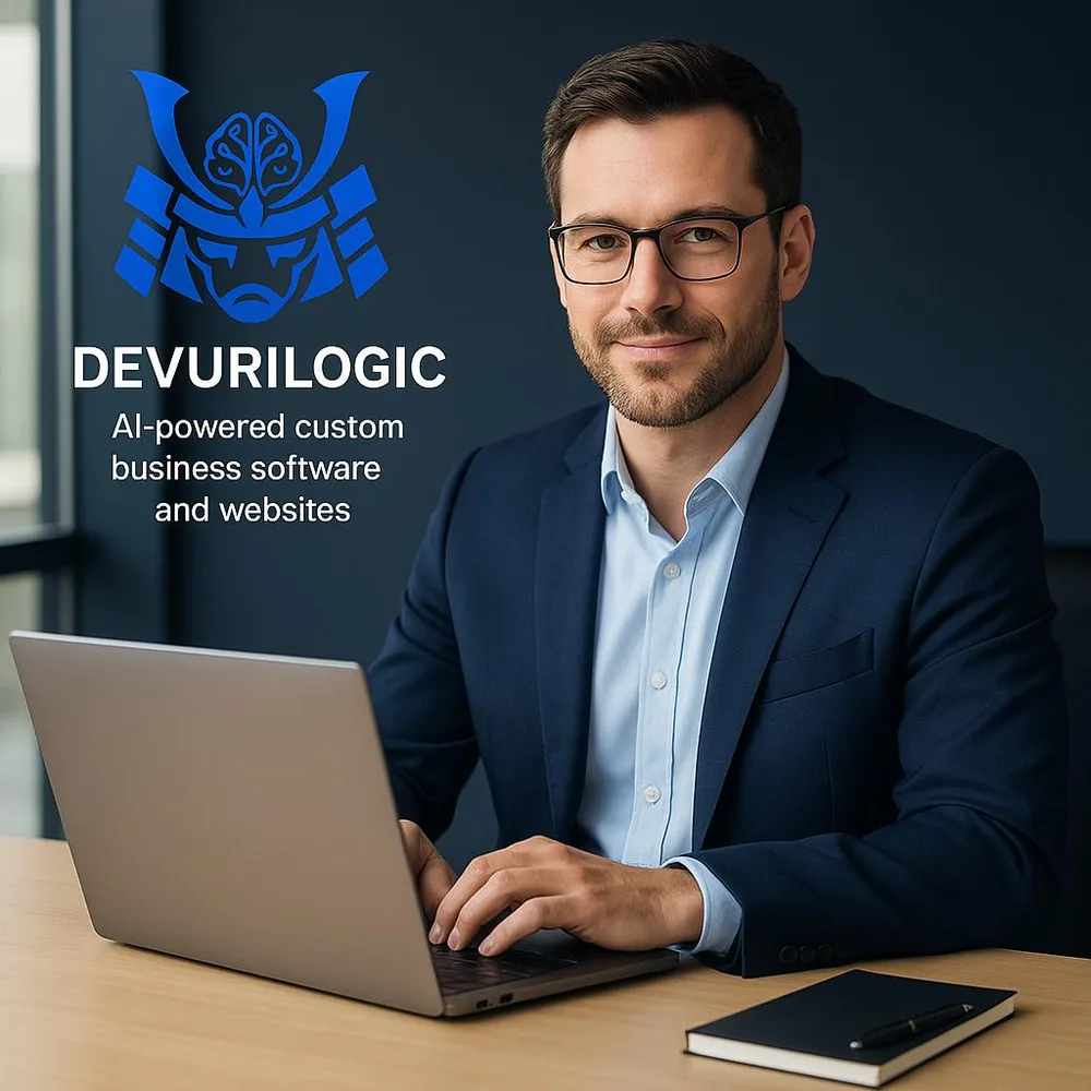 Devurilogic.com ChatGPT ad — Find Out If AI Is Recommending Your Business in Email Marketing & CRM