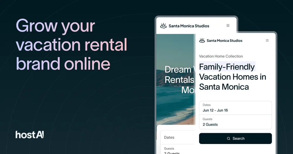 hostAI ChatGPT ad — The Direct Booking Website Built for STR Managers in Uncategorized