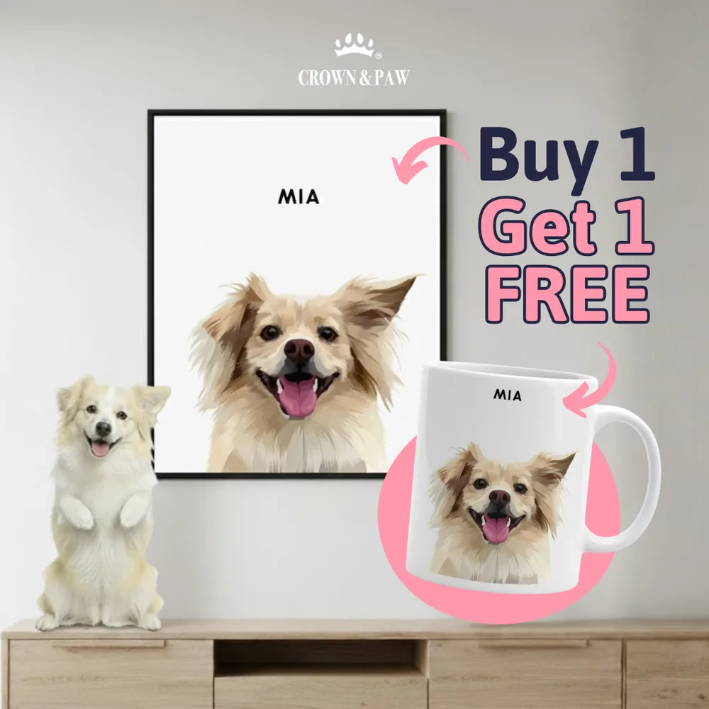 Crown and Paw ChatGPT ad — Gift Their Pet As Custom Art